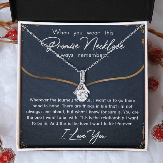 Promise Necklace for Her, Sentimental Gift, Romantic Gift for Her, Gift for Her