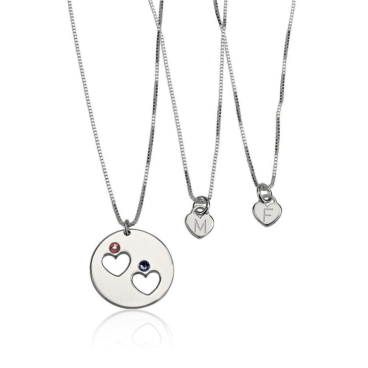 **Birthstone Mother-Daughter Necklace Set**

Celebrate the unbreakable bond with our Birthstone Mother-Daughter Necklace Set. Each necklace features a radiant birthstone, personalized to symbolize the unique connection shared between mother and daughter. Perfect as a heartfelt gift for any occasion, this matching set is a constant reminder of love, even when you’re apart. Beautiful, meaningful, and timeless.